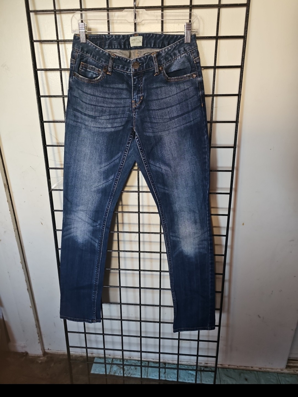 Aeropostale Women's Skinny Jeans - Dark Blue Wash